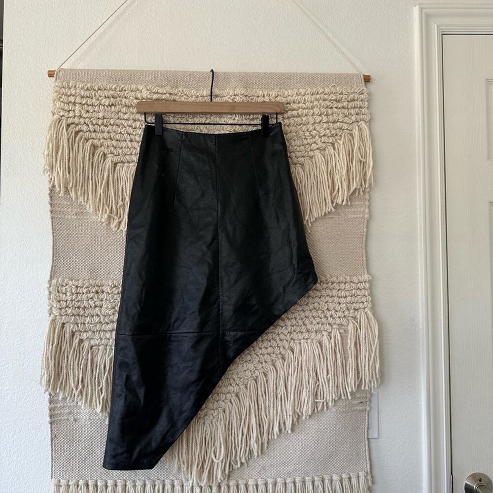AS by DF Fallon Recycled Leather Skirt